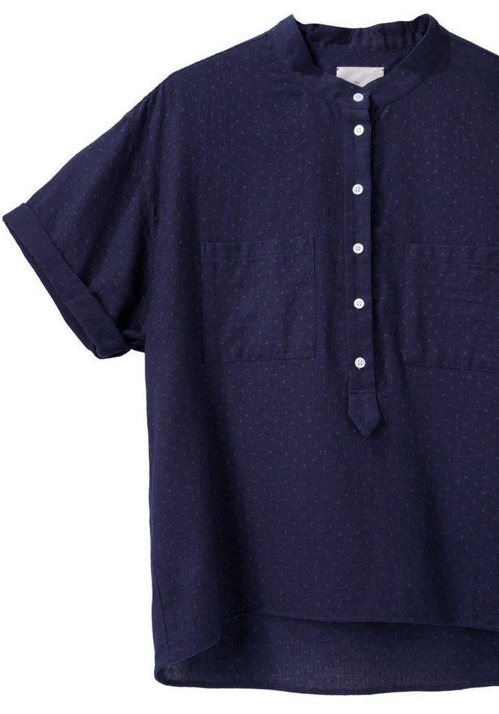 Printed Peasant Shirt