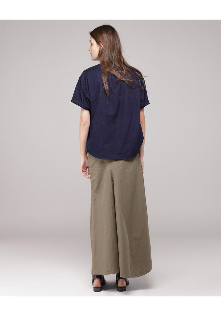 Printed Peasant Shirt