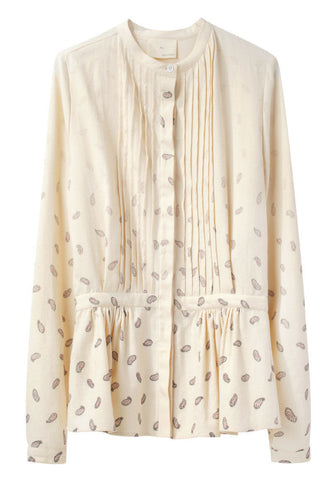 Printed Peplum Top