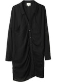 Ruched Shirtdress