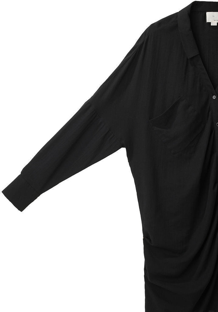 Ruched Shirtdress