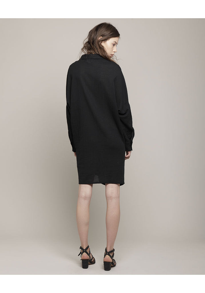 Ruched Shirtdress