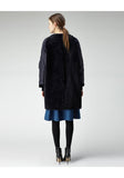 Shearling Opera Coat