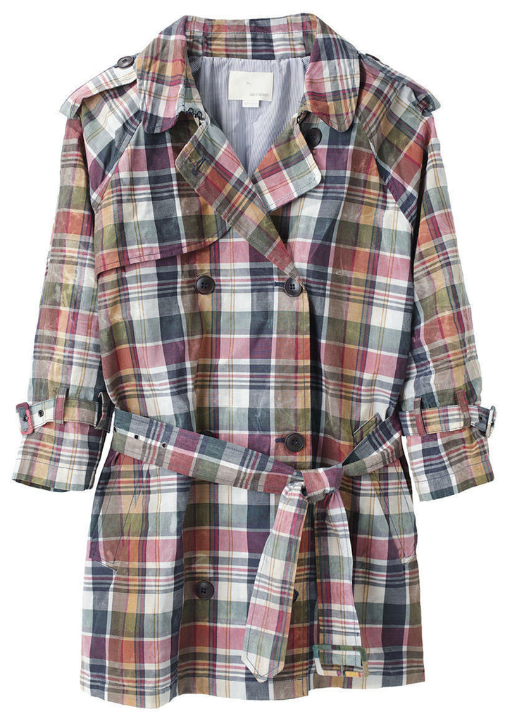 Shrunken Waxed Trench