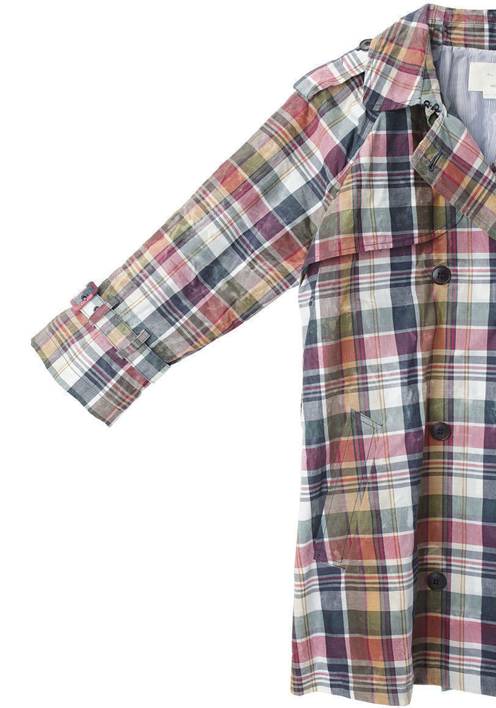 Shrunken Waxed Trench