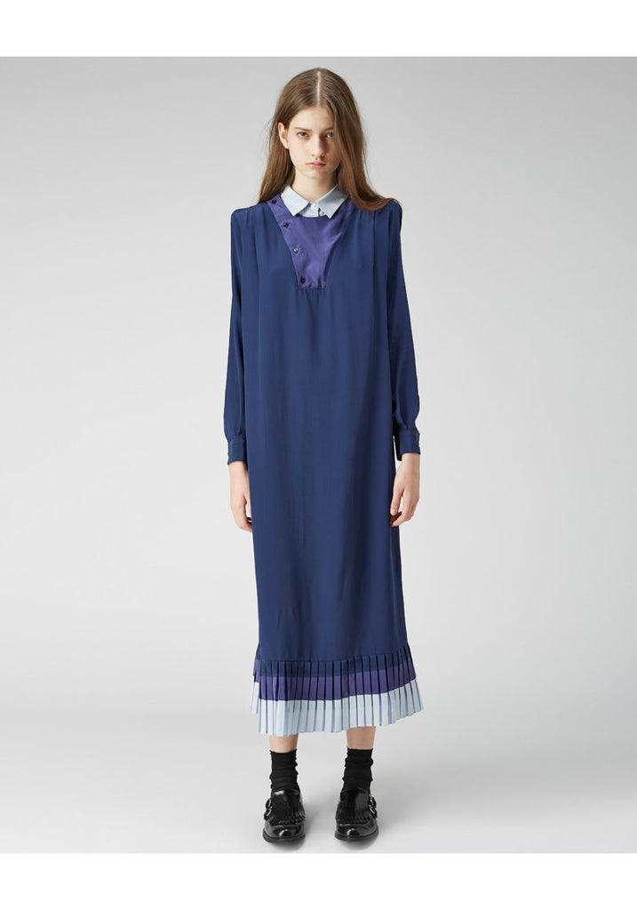 Tri-Color Silk Dress - RTV