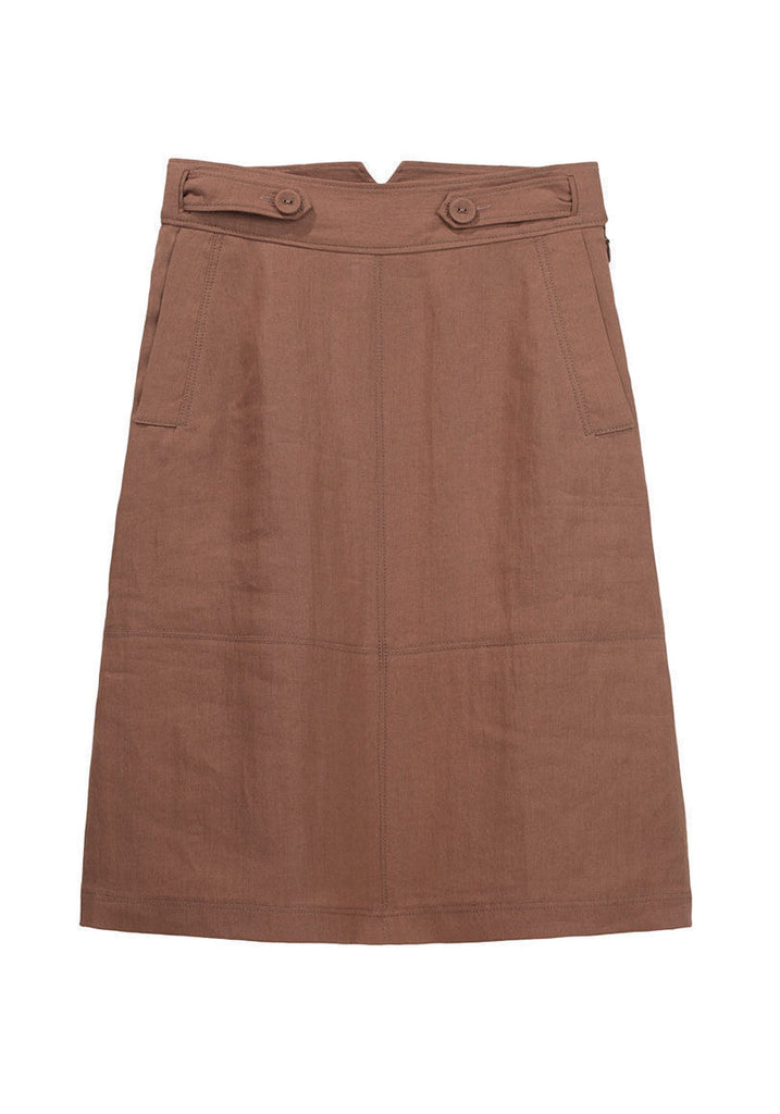 A-Line Linen Skirt