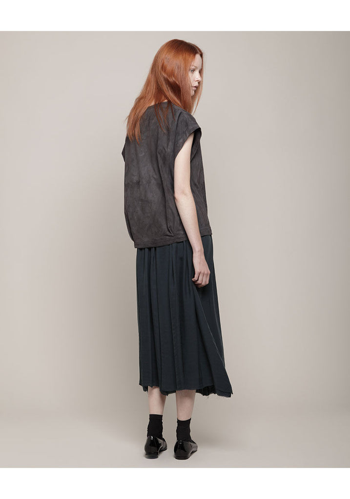 Button Front Suede Shirt