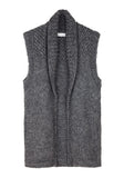 Handknit Long Vest