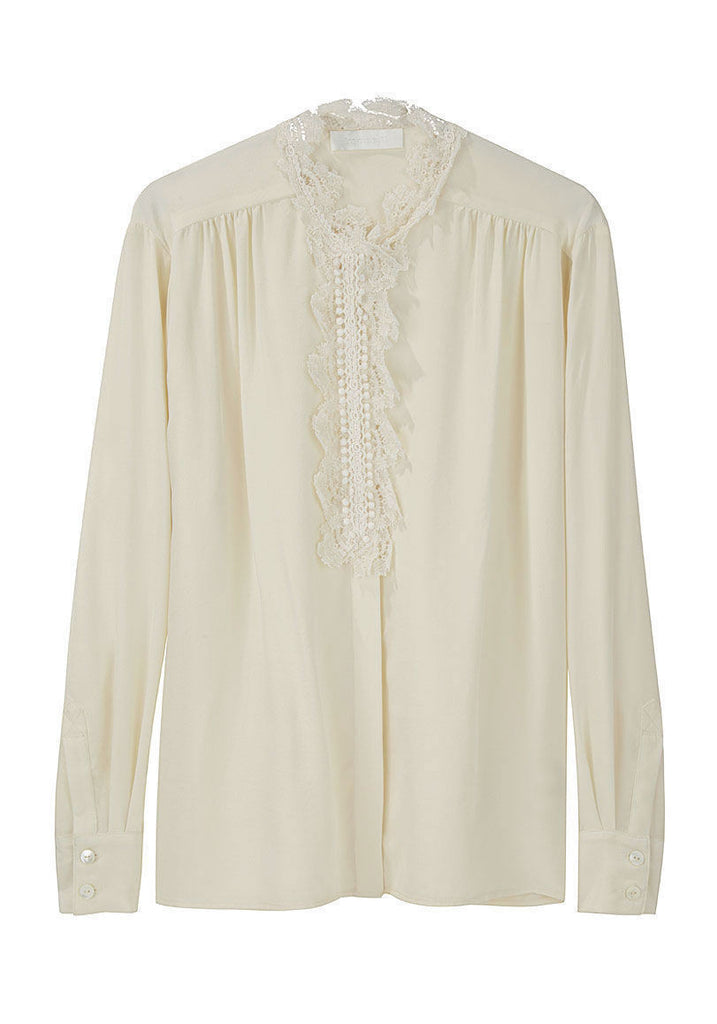 Lace Collar Shirt