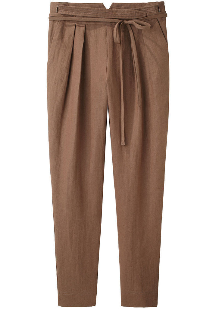 Linen Pant w/ Tie Belt