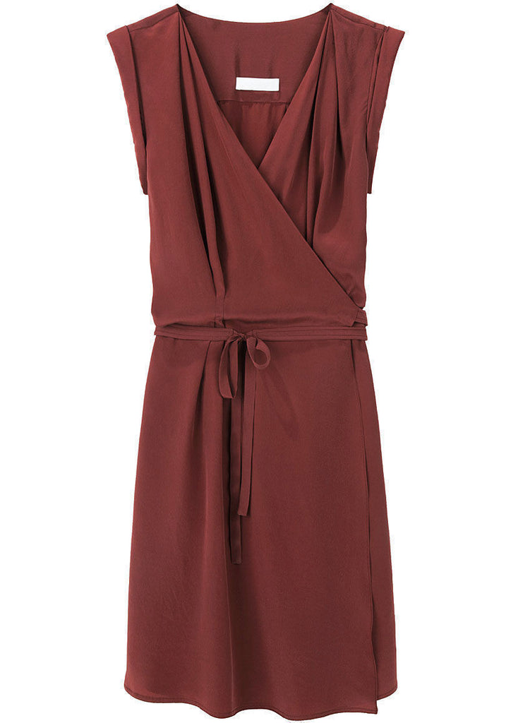 Silk Wrap Dress