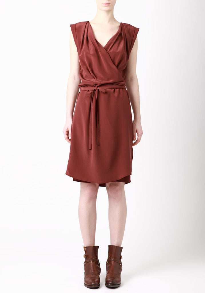Silk Wrap Dress