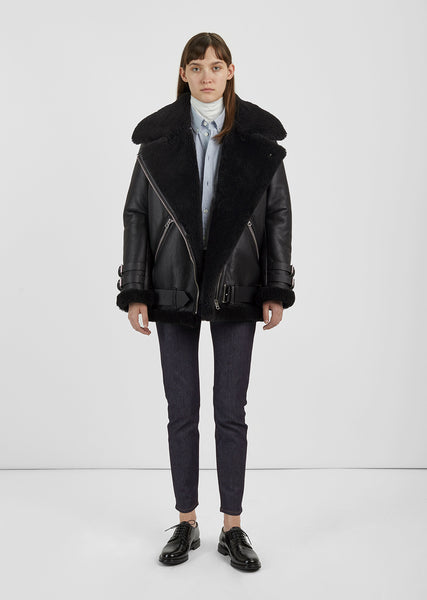 Velocite Shearling Jacket by Acne Studios- La Garçonne