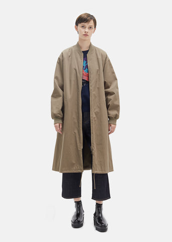 Fur Lined Bomber Coat