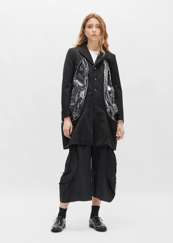 Wool Barathea Coat