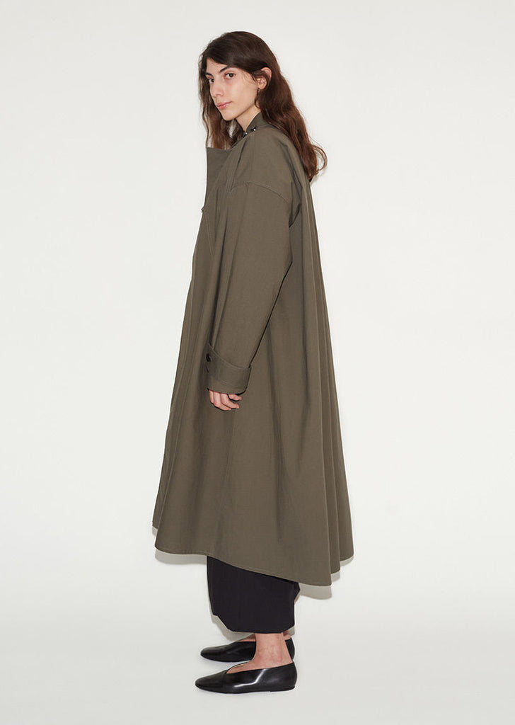 Cotton Highneck Overcoat