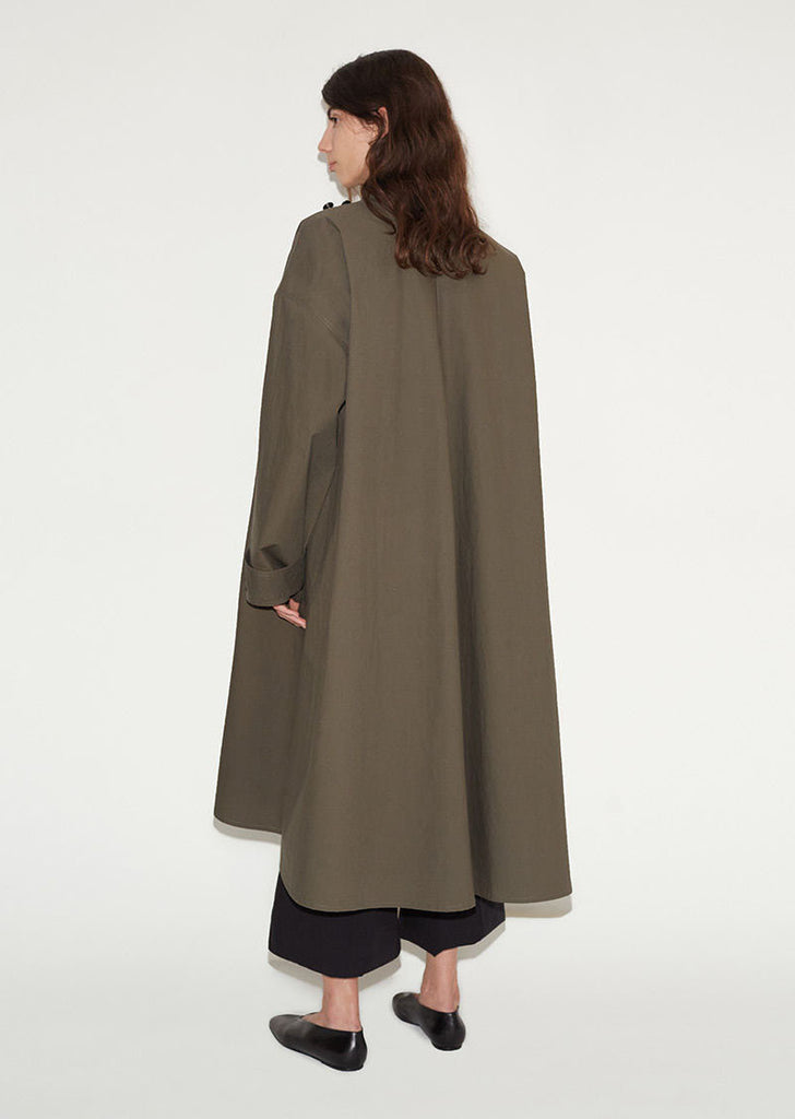 Cotton Highneck Overcoat
