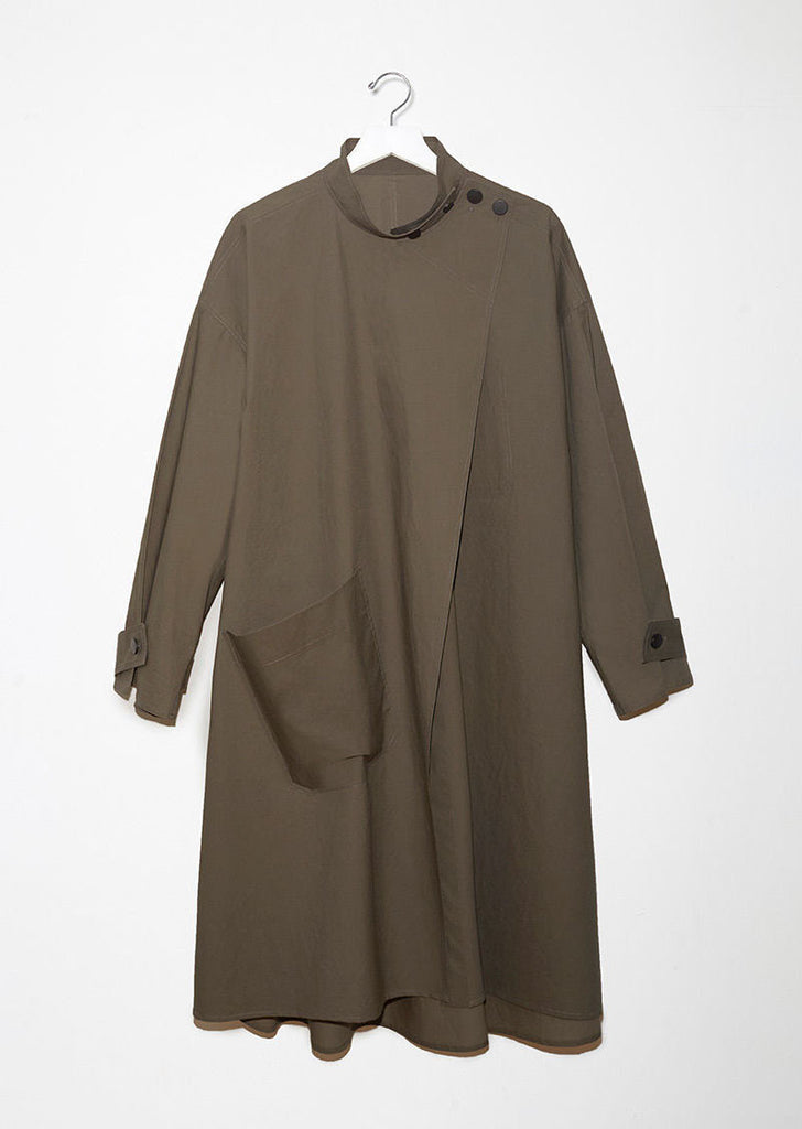 Cotton Highneck Overcoat