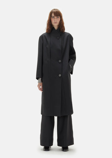 Wool Serge Kaftan Coat by Lemaire- La Garçonne