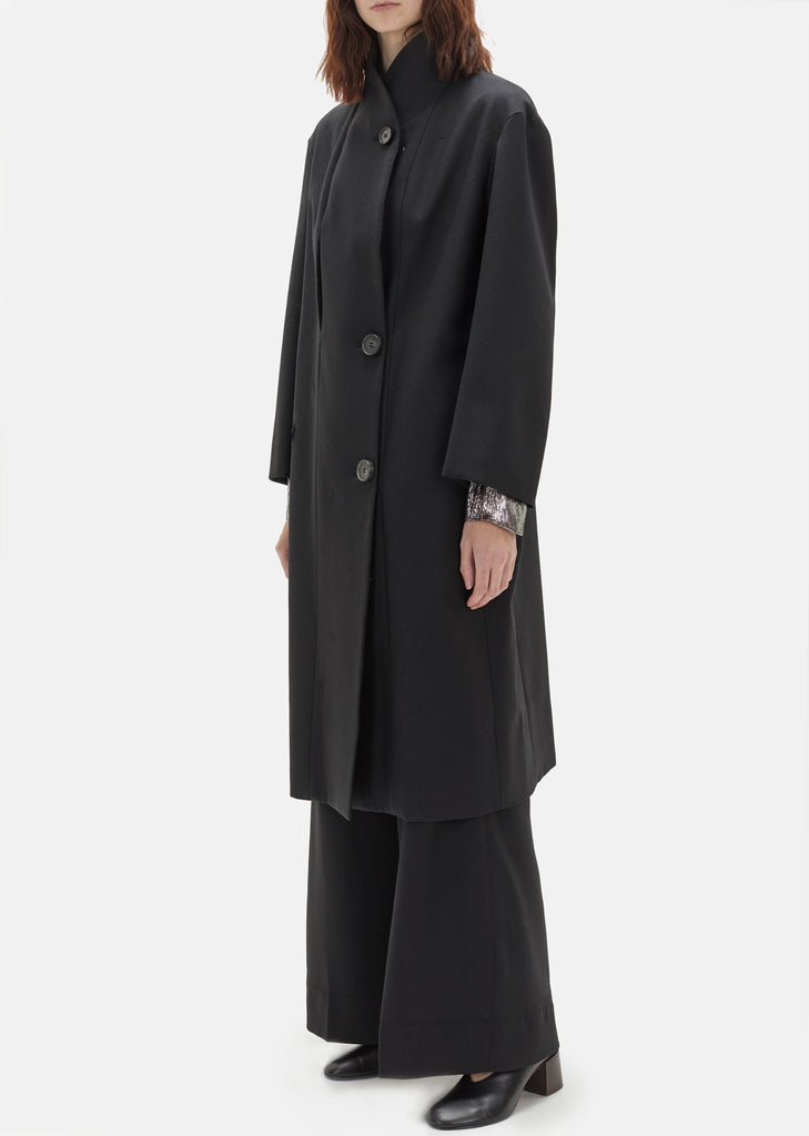 Wool Serge Kaftan Coat