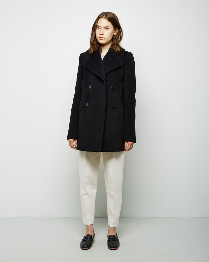Frothy Woolen Peacoat