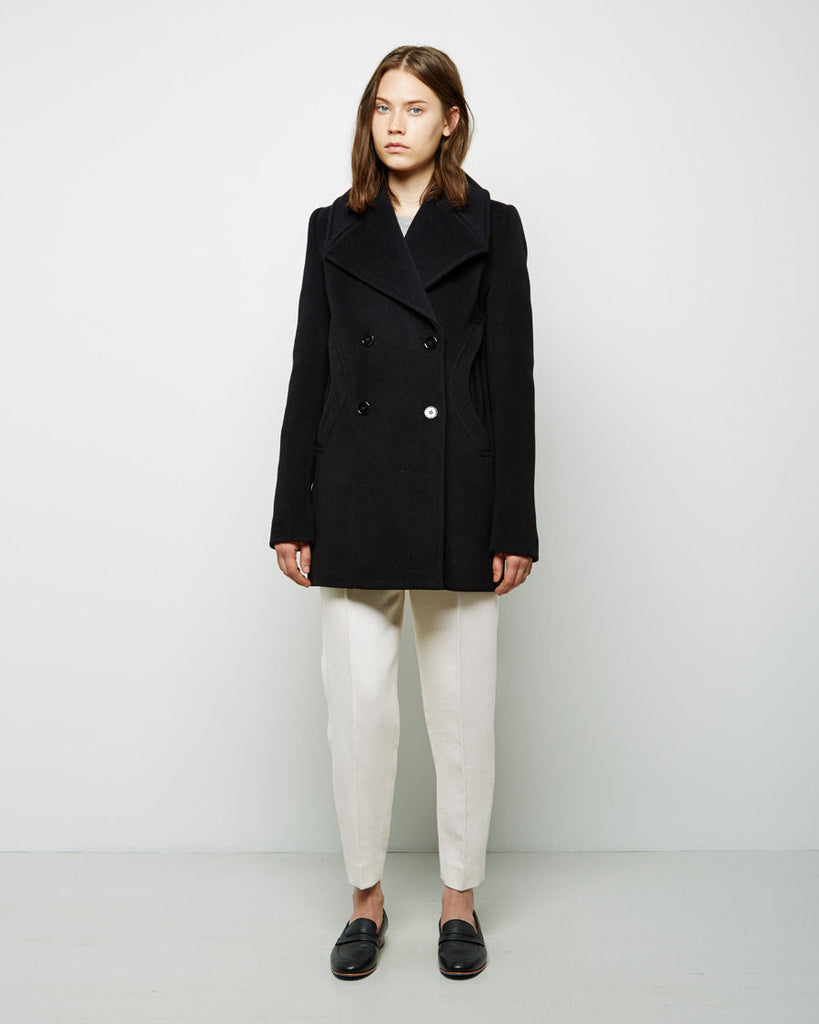 Frothy Woolen Peacoat