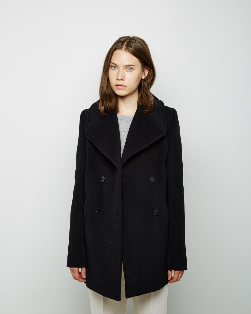 Frothy Woolen Peacoat