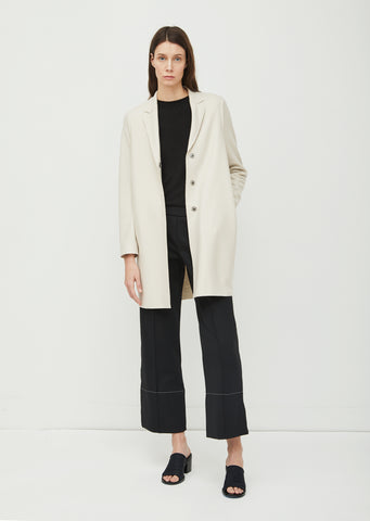 Light Wool Cocoon Coat