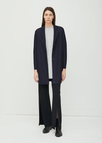Light Wool Cocoon Coat