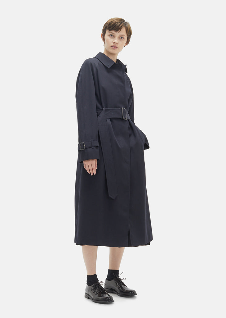 Wool Cotton Gabardine Coat