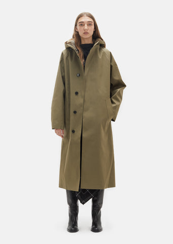 Removable Rabbit Fur Lined Parka