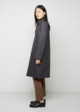 Wool Zip Front Coat