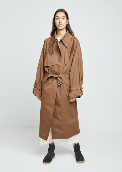 Garment Dyed Trench Coat by MM6 Maison Margiela- La Garçonne