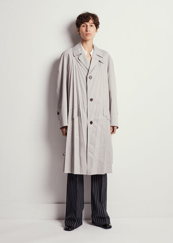 Pleated Trench