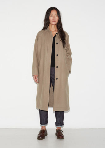 Wool Raglan Coat