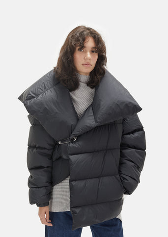 Waterproof Asymmetric Puffer Jacket