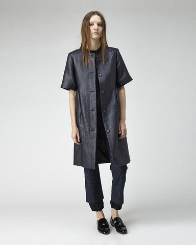 Raffia Coat Dress