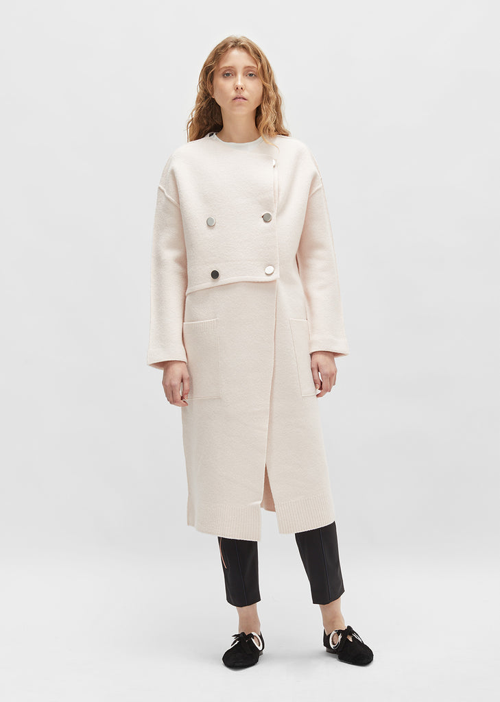 Double Breasted Felted Coat