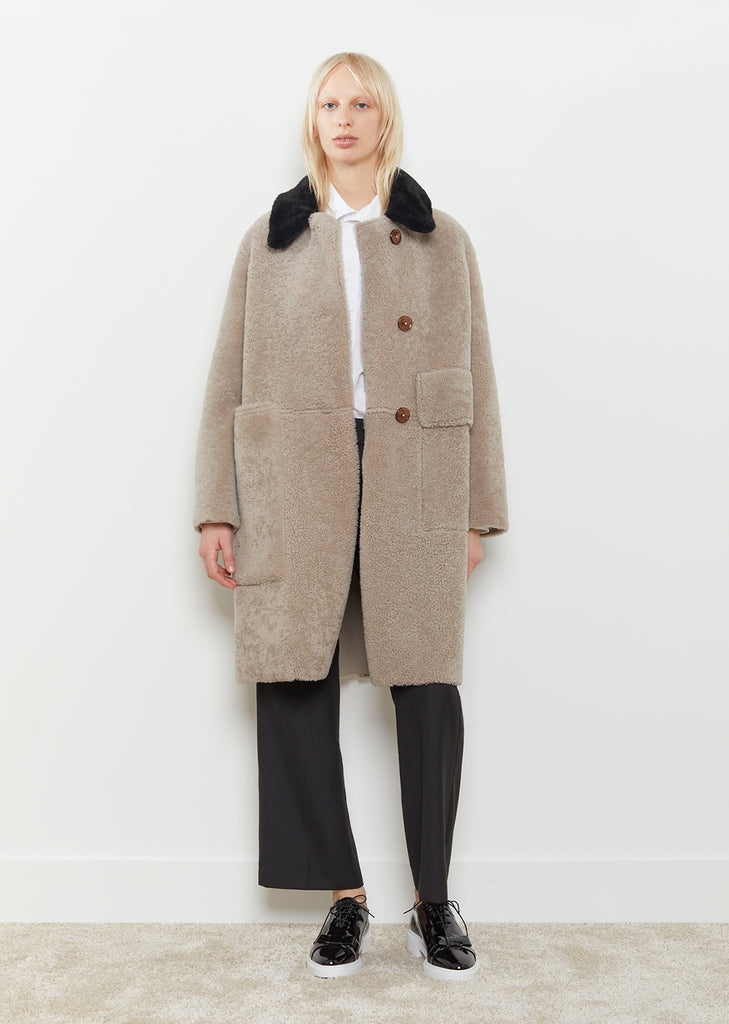 Reversible Lamb Shearling Coat