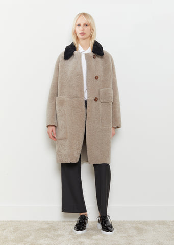 Reversible Lamb Shearling Coat