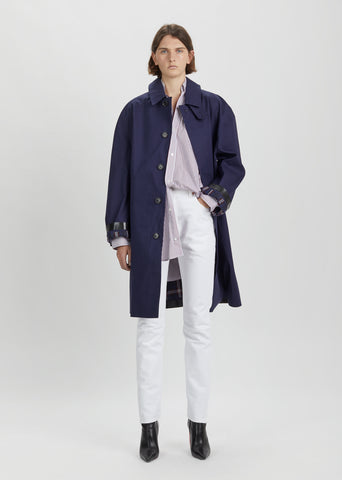 X Mackintosh Open Back Car Coat