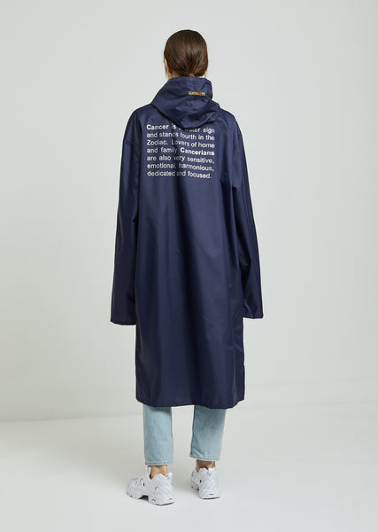 vetements ヴェトモンpisces星座 ロゴ入り レインコート