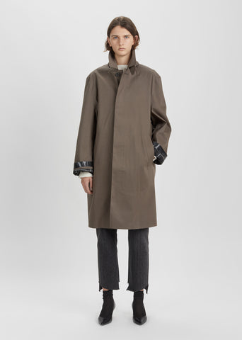 X Mackintosh Open Back Car Coat