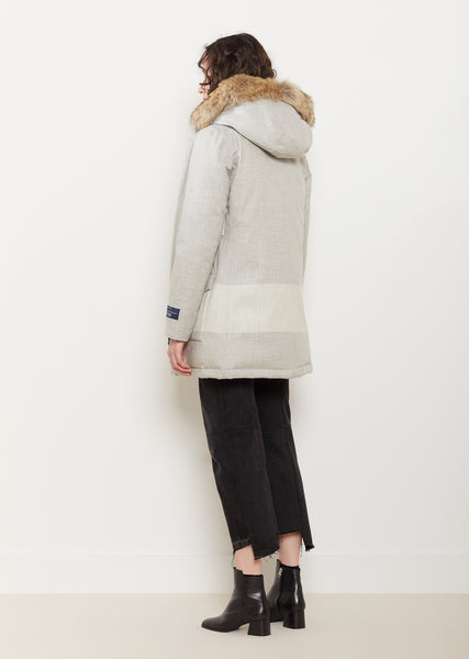 【送料&関税込】Off-White Wool Parka Arctic Parka Loro Piana by Woolrich- La Garçonne