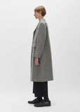 Herringbone Tweed Coat