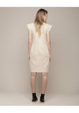 Cap Sleeve Linen Dress