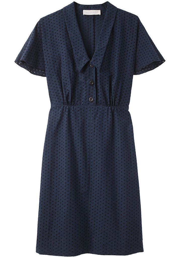 Eyelet Shirtdress