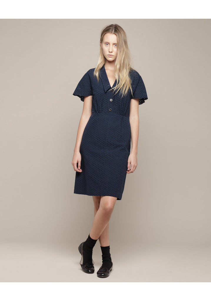 Eyelet Shirtdress