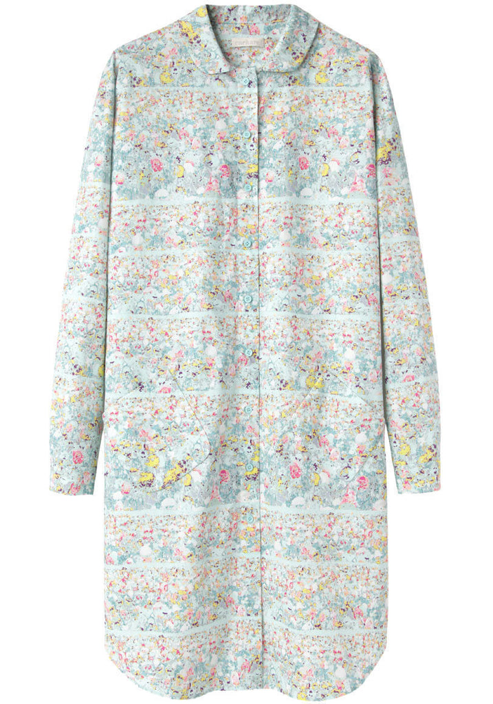 Floral Printed Shirtdress